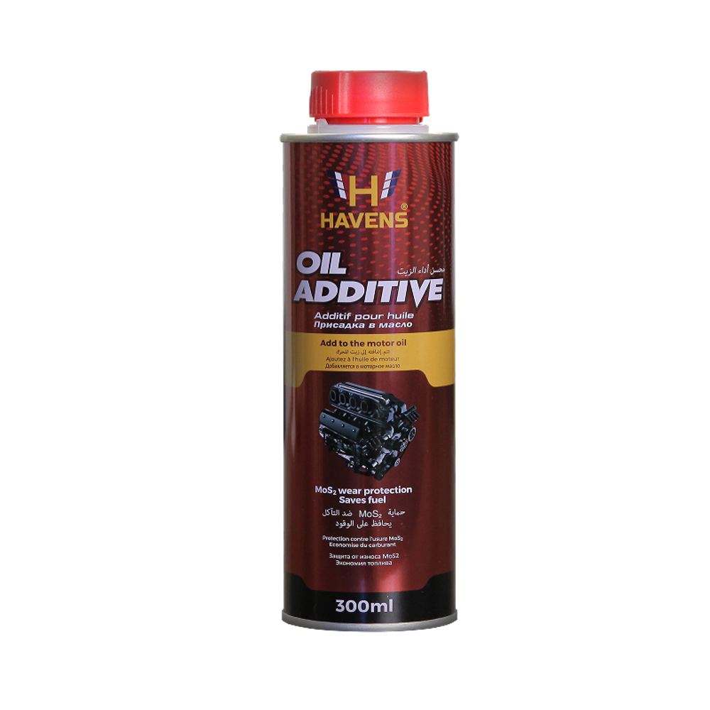 HOA300 Havens Oil Additives Присадка для двигателя на основе дисульфида молибдена MoS2 300ml