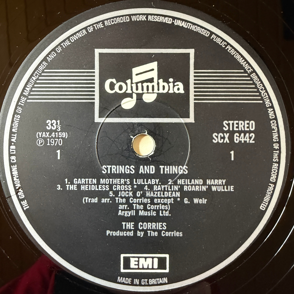 The Corries – Strings And Things (Англия 1970г.)