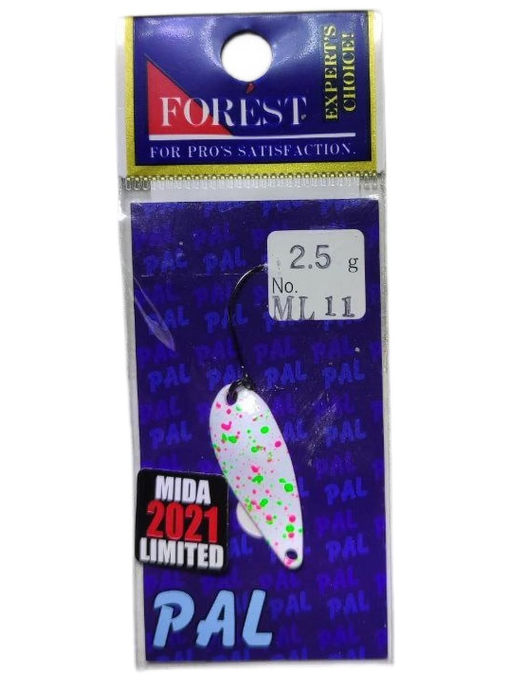 Блесна PAL Forest 2.5 g на форель, голавль, хариус, Форест МИУ forest miu / dohna / rooney