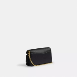 COACH СУМКА ЧЕРЕЗ ПЛЕЧО TABBY 19 С ЦЕПОЧКОЙ, ЧЕРНЫЙ