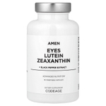 Codeage, Amen, Eyes, лютеин, зеаксантин и экстракт черного перца, 90 растительных капсул