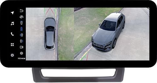 Магнитола для Mitsubishi ASX 2020+ (ШГУ 8", рамка тип 1) - Teyes LUX ONE 360 монитор 12.3" 2K QLED на Android 10, Быстрая, CarPlay, 4G SIM-слот, 4 камеры в комплекте