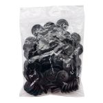Пуговицы 4 прокола 36L=23 мм, (Blk-200 (черный)), 72 шт, S090106