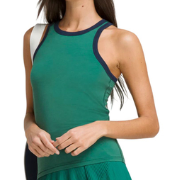 Женский топ теннисный Wilson Fieldhouse Tank Lite - зеленый