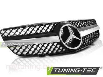 Решетка радиатора CL63 STYLE BLACK CHROM для Mercedes SL R230