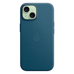 Тканевый чехол с поддержкой MagSafe Apple FineWoven Case для iPhone 15, Pacific Blue (Тихоокеанский синий)