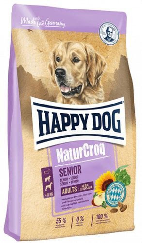 Сухой корм Happy Dog NaturCroq Senior для пожилых собак всех пород 15 кг Сухой корм Happy Dog NaturCroq Senior для пожилых собак всех пород 15 кг