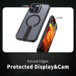 Прозрачный чехол Mesh Pro Magnetic Case для iPhone 16 Pro Max