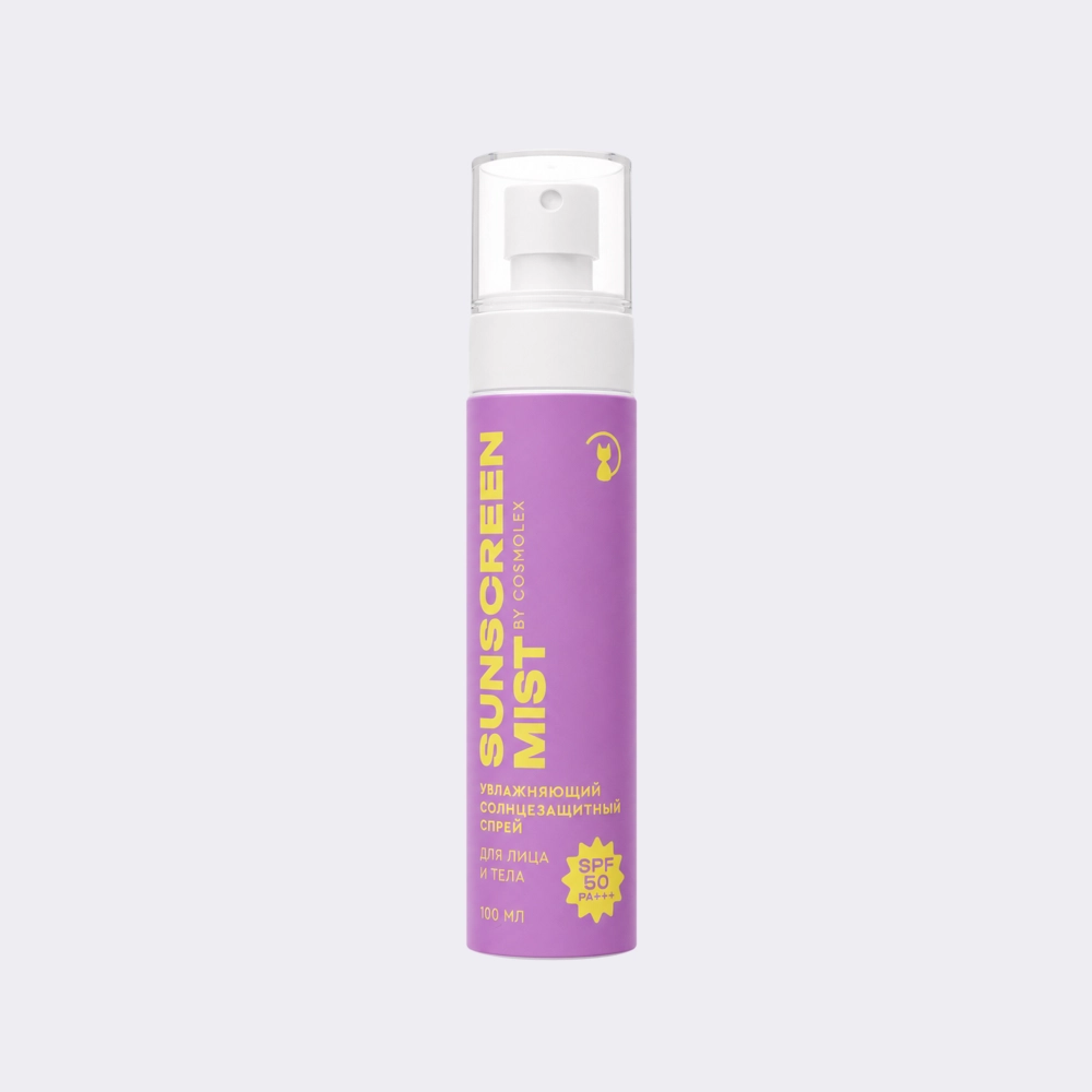 Солнцезащитный спрей для лица и и тела SPF50+PA+++ Cosmolex Sunscreen Mist