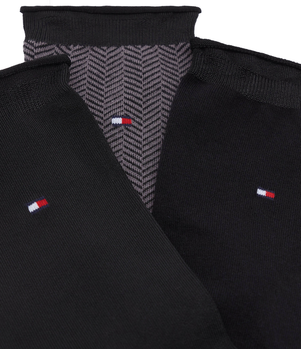 Носки 3 пары Tommy Hilfiger - черный(701224920)