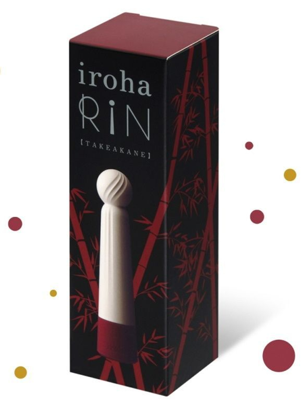 Бежевый вибратор с шаровидной мягкой головкой IROHA Rin Akane - 14,8 см. (Цвет: бежевый)