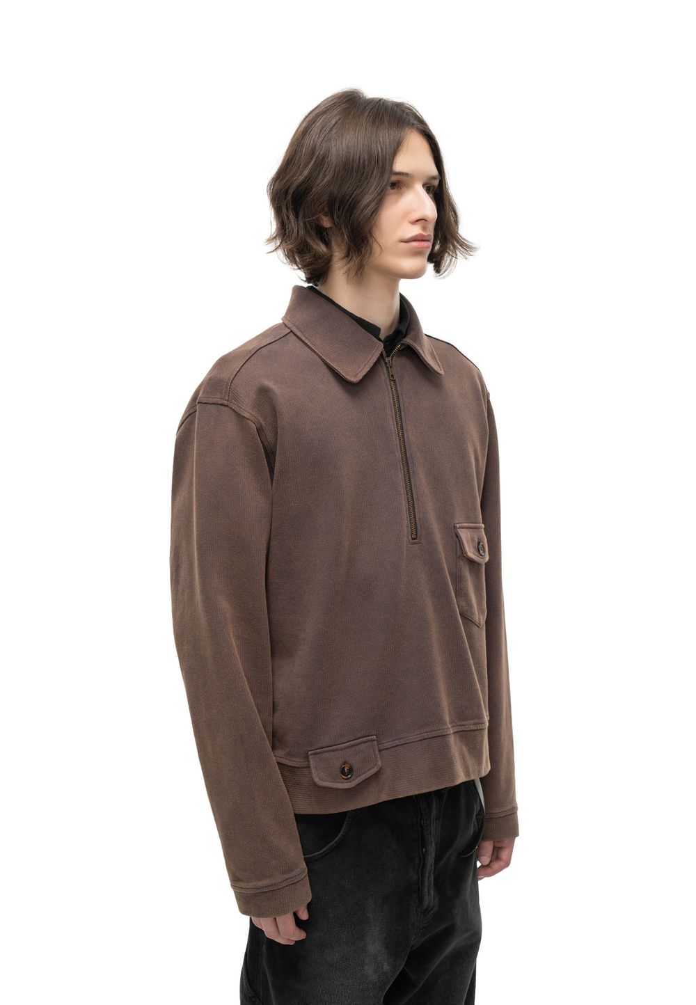 Халфзип Brown Vintage