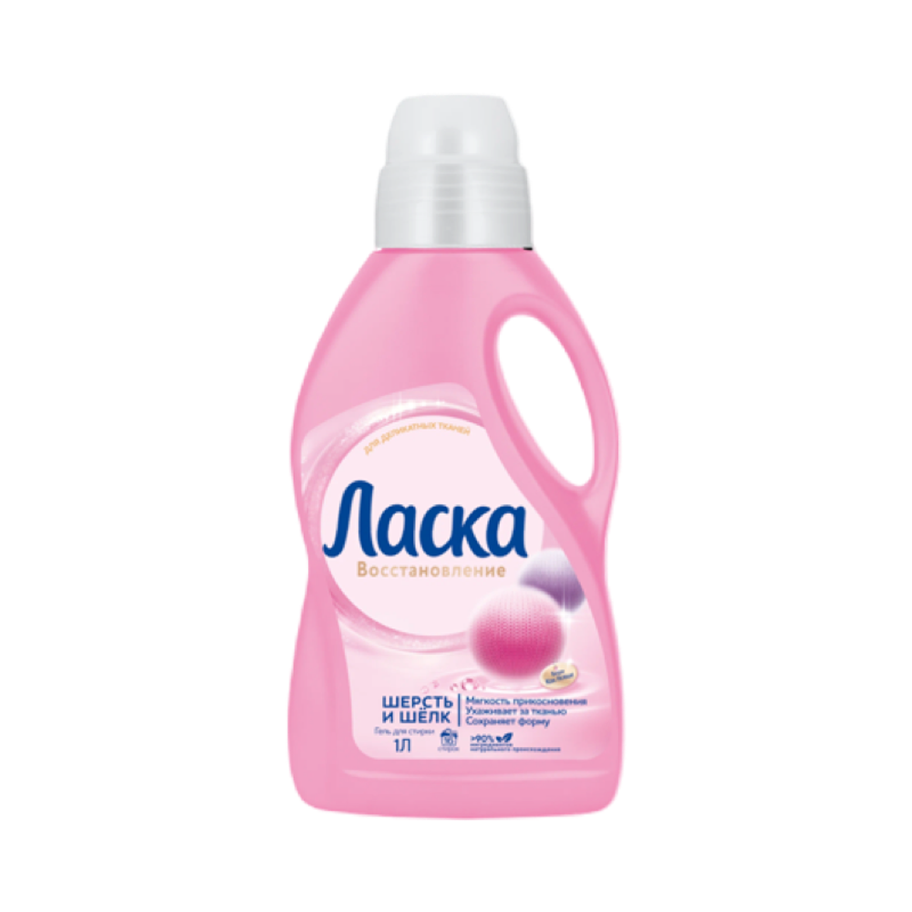 Гель Ласка Шерсть и Шелк 1л, шт