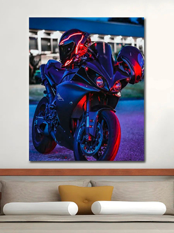 Картина "Ducati", для интерьера 50х70см 1шт.