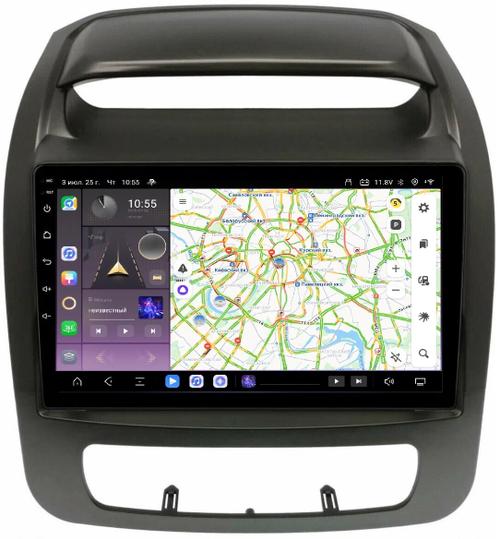 Магнитола для KIA Sorento 2 XM 2012-2020 c экраном климата снизу - Kuberg QLed, Android 13, Быстрейшая, CarPlay, SIM-слот