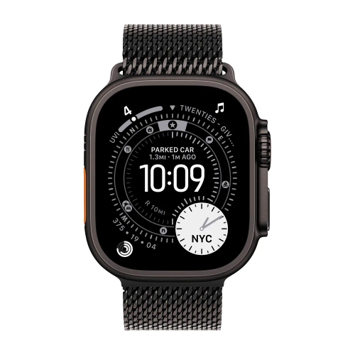 Умные часы Apple Watch Ultra 3 (2025) GPS + Cellular, 49mm, Black Titanium Case with Black Titanium Milanese Loop, L