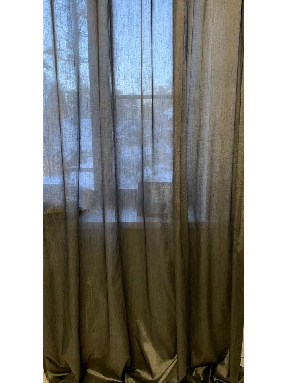 Тюль лён в гостиную