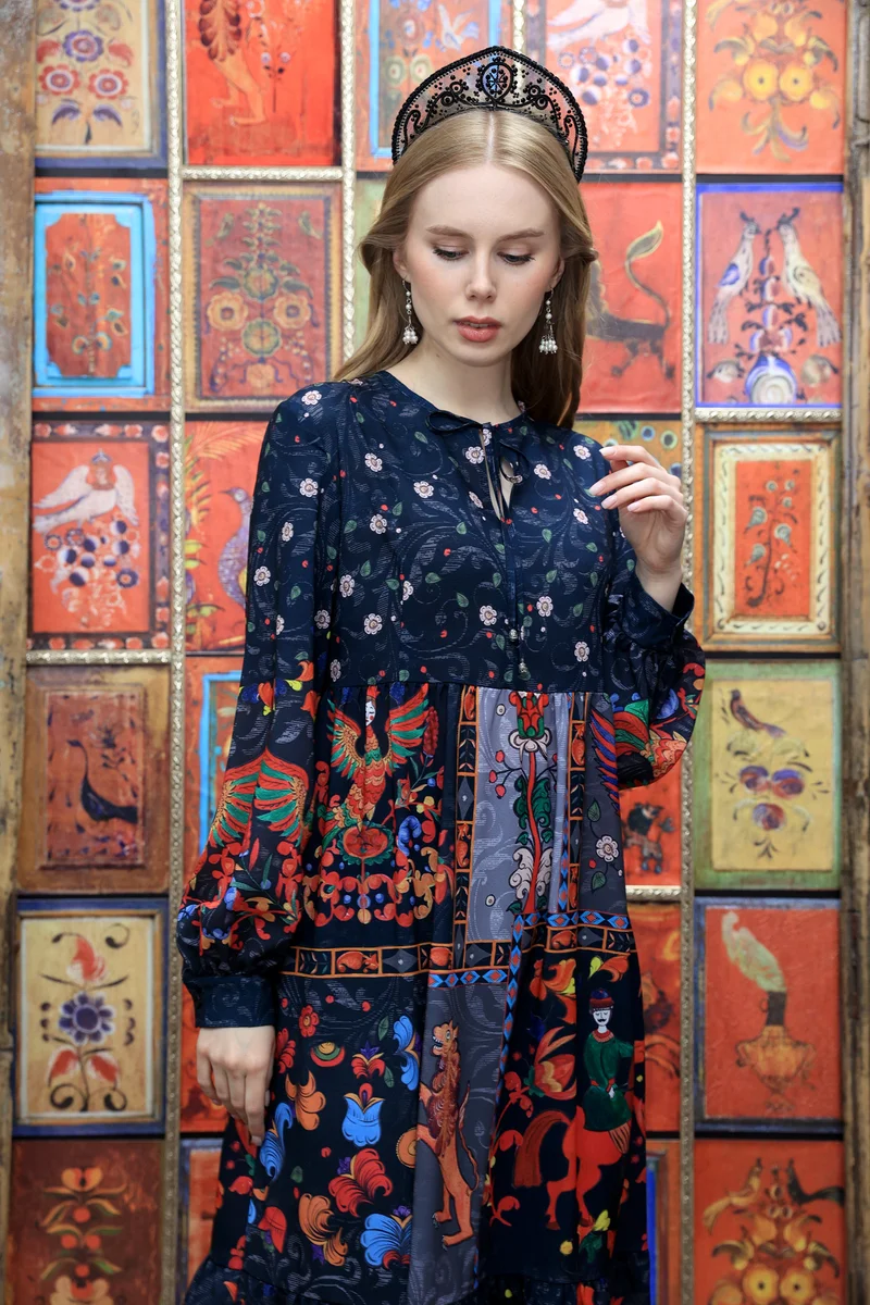 Платье "Крестьянка. Масленица"