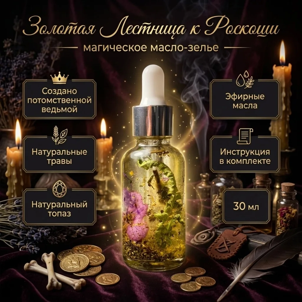 Магическое зелье "Золотая Лестница к Роскоши"