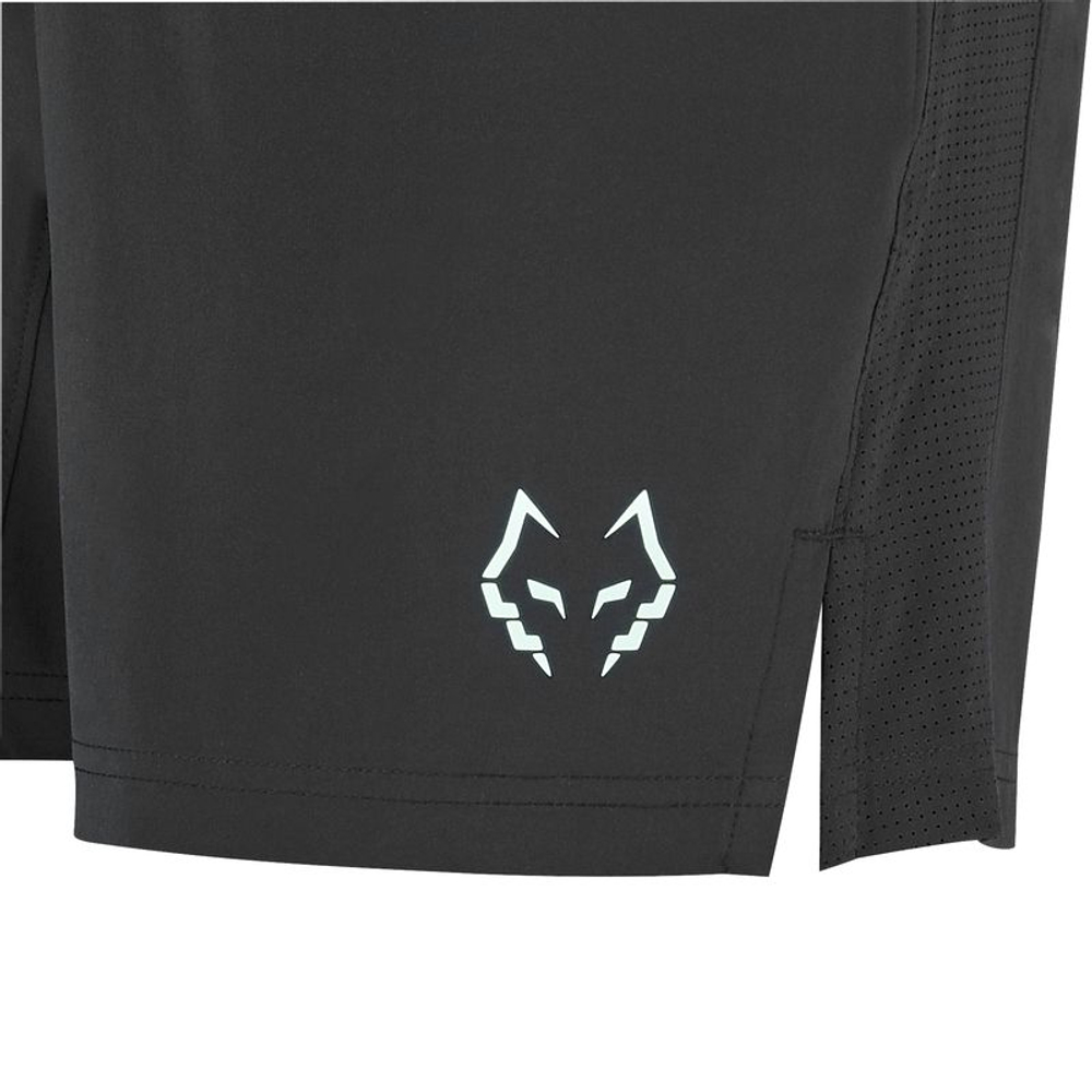 Meskie spodenki tenisowe Babolat J. Lebron - black/black