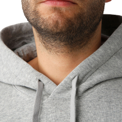 Мужская кофта теннисная Nike Sportswear Club Fleece Hoody Men - Lightgrey, White