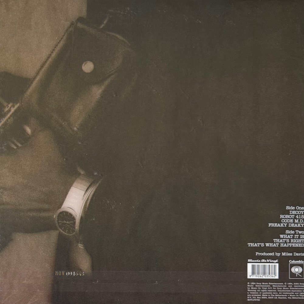 Miles Davis ‎– Decoy (Голландия 2024г.) Colored