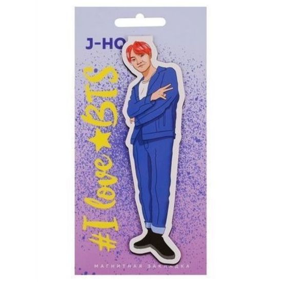 Фигурная магнитная закладка. BTS. J-hope