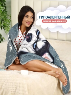 Плед для малыша плюшевый