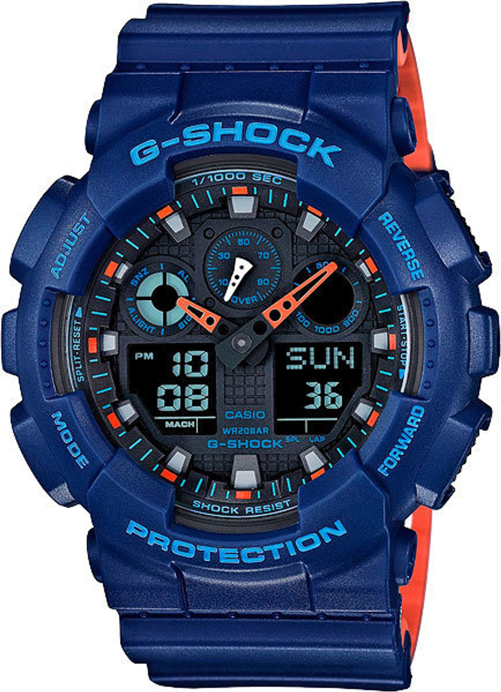 Японские наручные часы Casio G-SHOCK GA-100L-2A