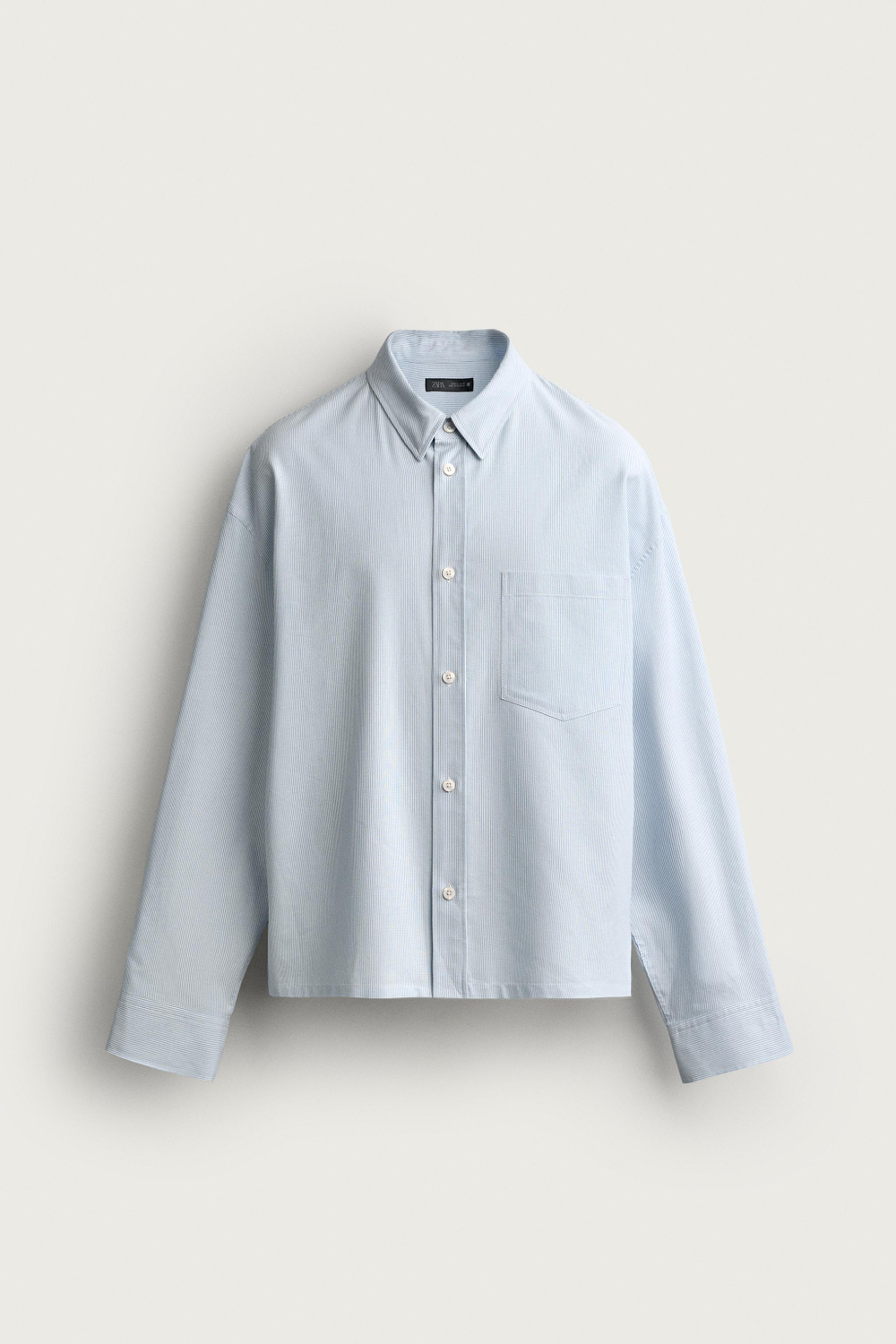 РУБАШКА BOXY FIT — ZARA