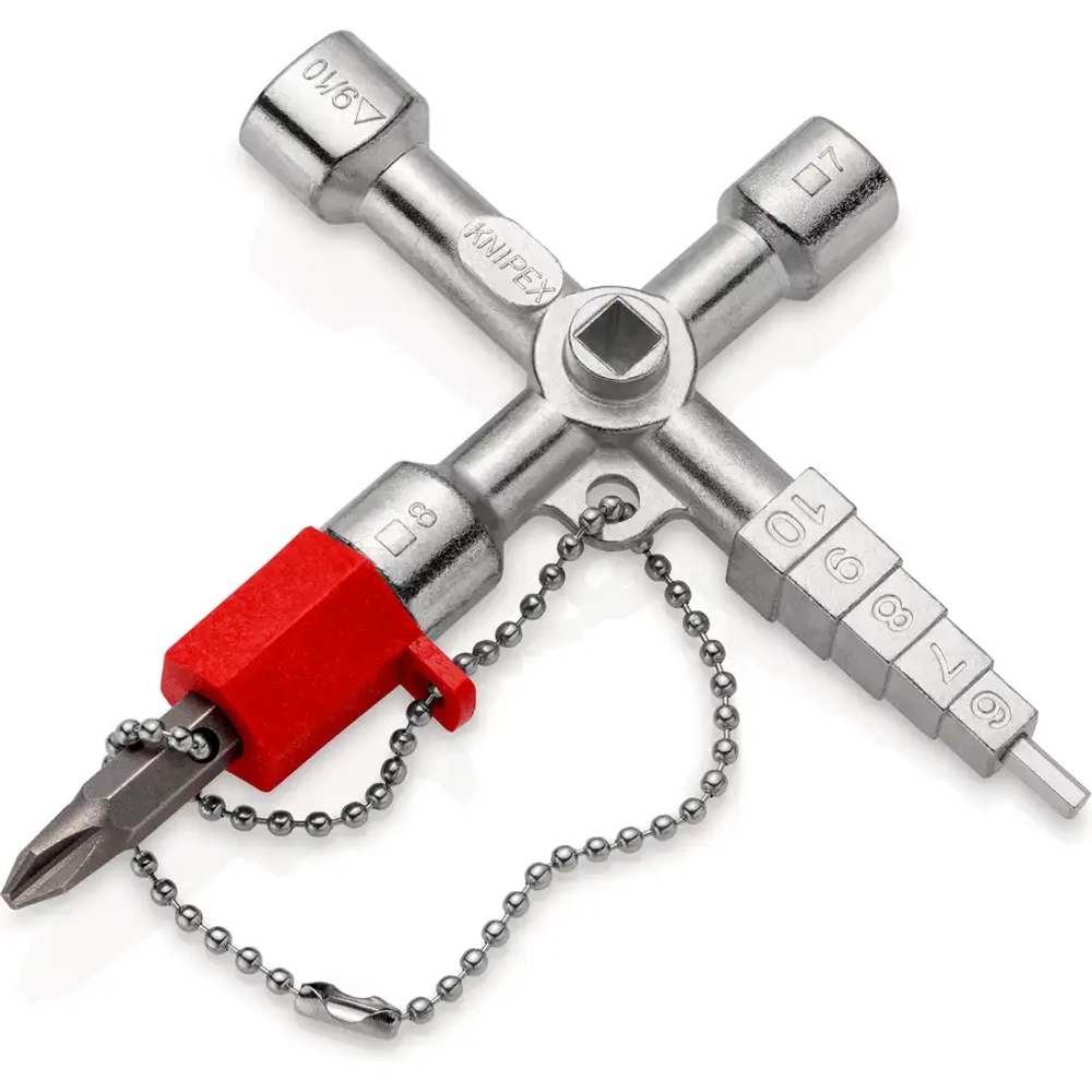 Ключ для электрошкафов профессиональный 90 мм Knipex 00 11 04