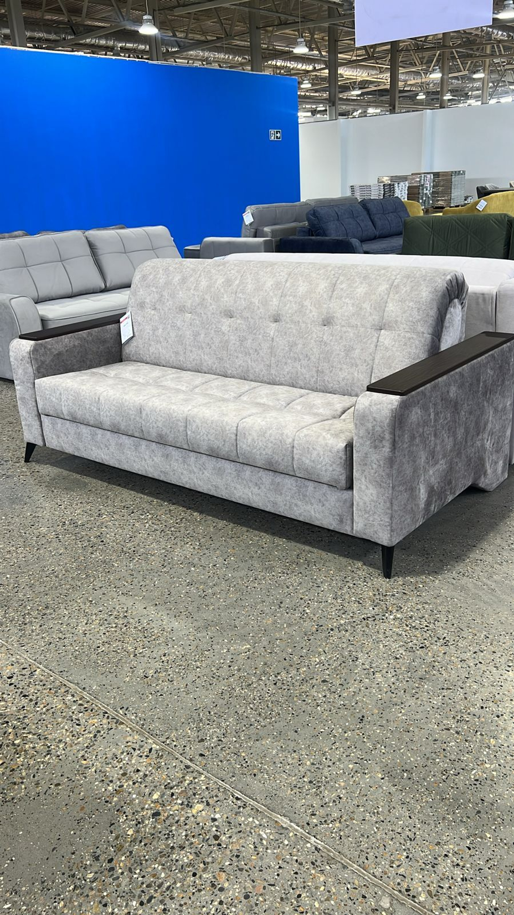 Нельсон - диван 180 Goyal Steel (К), ВариантКроя1, Венге, <Р>, НПБ /