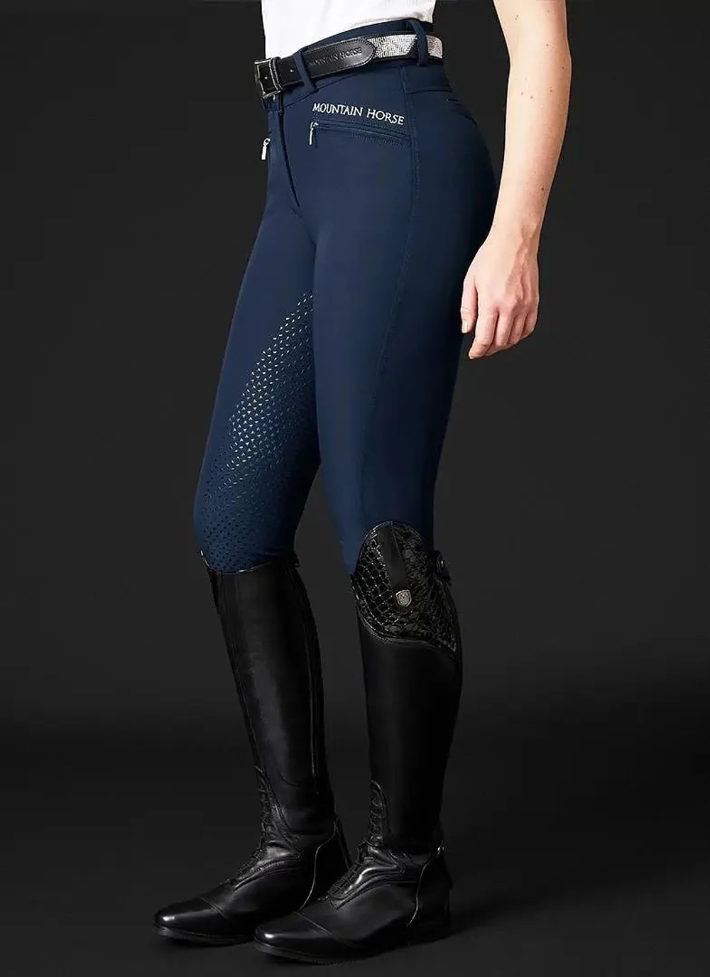 Бриджи Mountain Horse Diana FULL GRIP (navy)