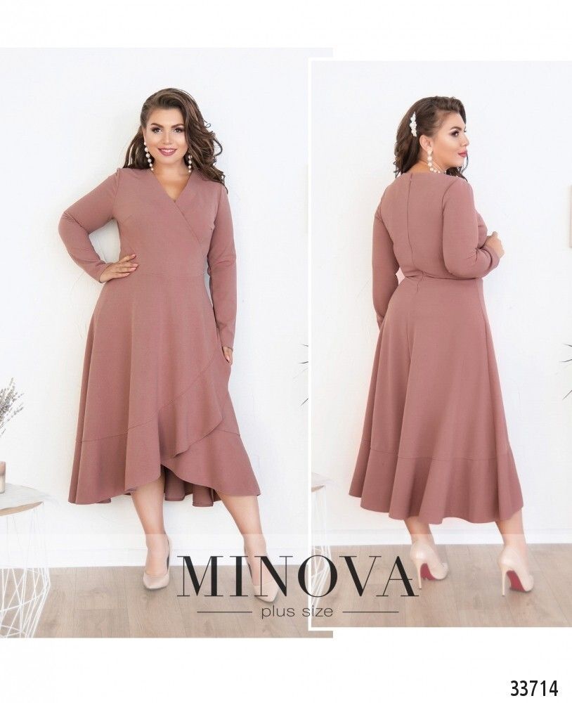 Платье 3121Б-фрезовый Minova Платье 3121Б-фрезовый Minova