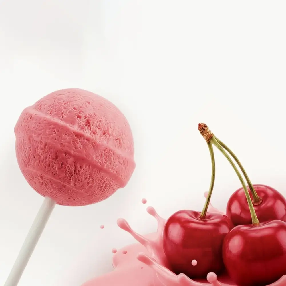 Леденец без сахара на ксилите miradent Xylipop, вишня , 1 шт.