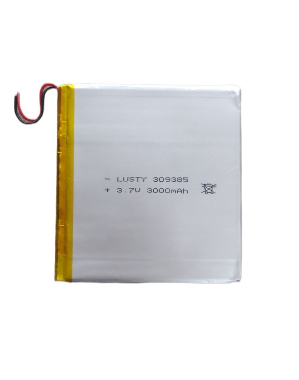 Аккумуляторная батарея универсальная 309385 3.7v Li-Pol 3000 mAh (3*90*85)