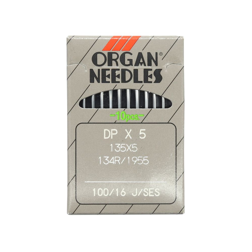 Иглы для промышленных швейных машин DPx5, №100 SES, 10 шт, Organ