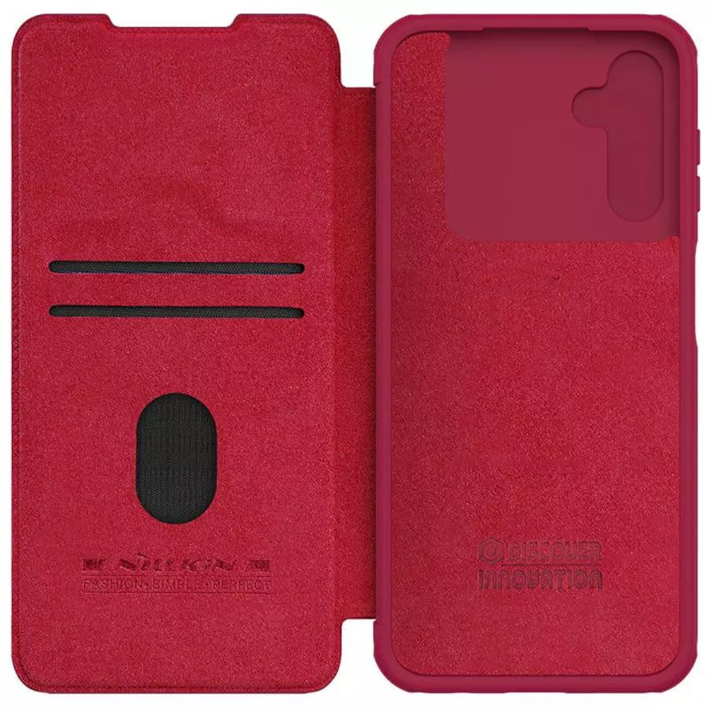 Кожаный чехол-книжка Nillkin Leather Qin Pro для Samsung Galaxy A14 4G