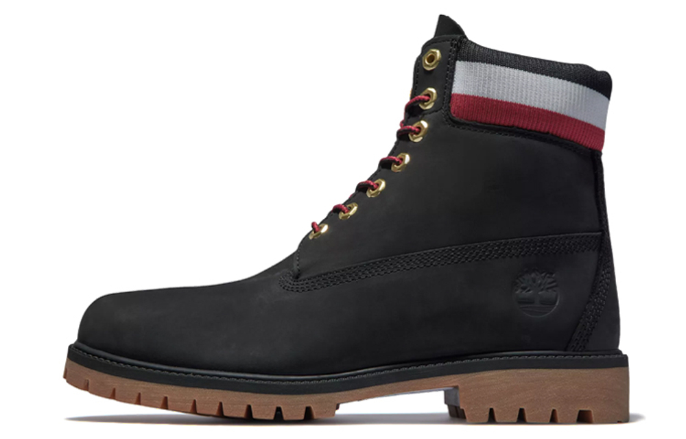 Timberland 6 Inch Heritage Black Red