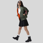 Бомбер Alpha Industries MA-1 W Sage Green (Зеленый)