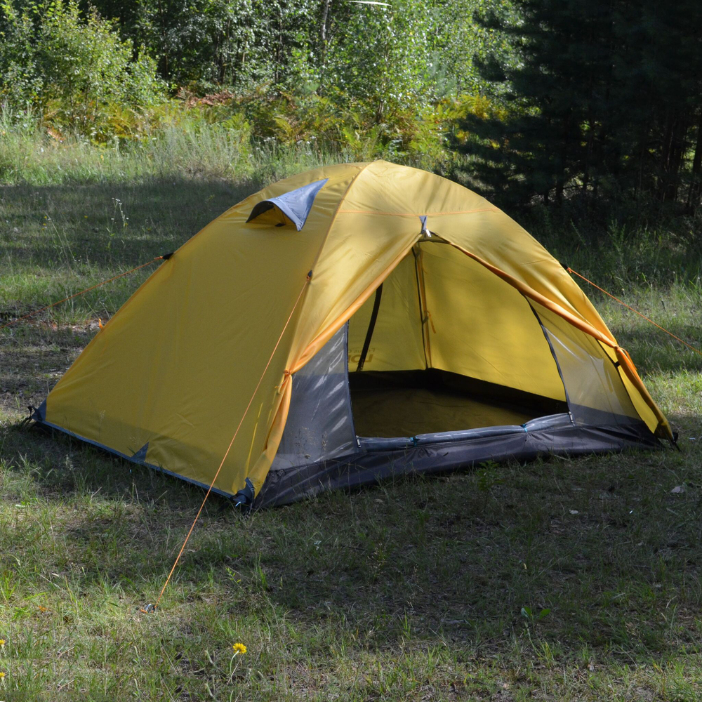 Палатка 2-местная трекинговая Prival LongSinger S2, жёлтый