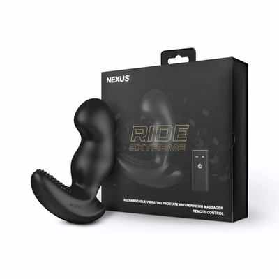 Черный вибромассажер простаты Nexus Ride Extreme - 14,1 см. (Цвет: черный)