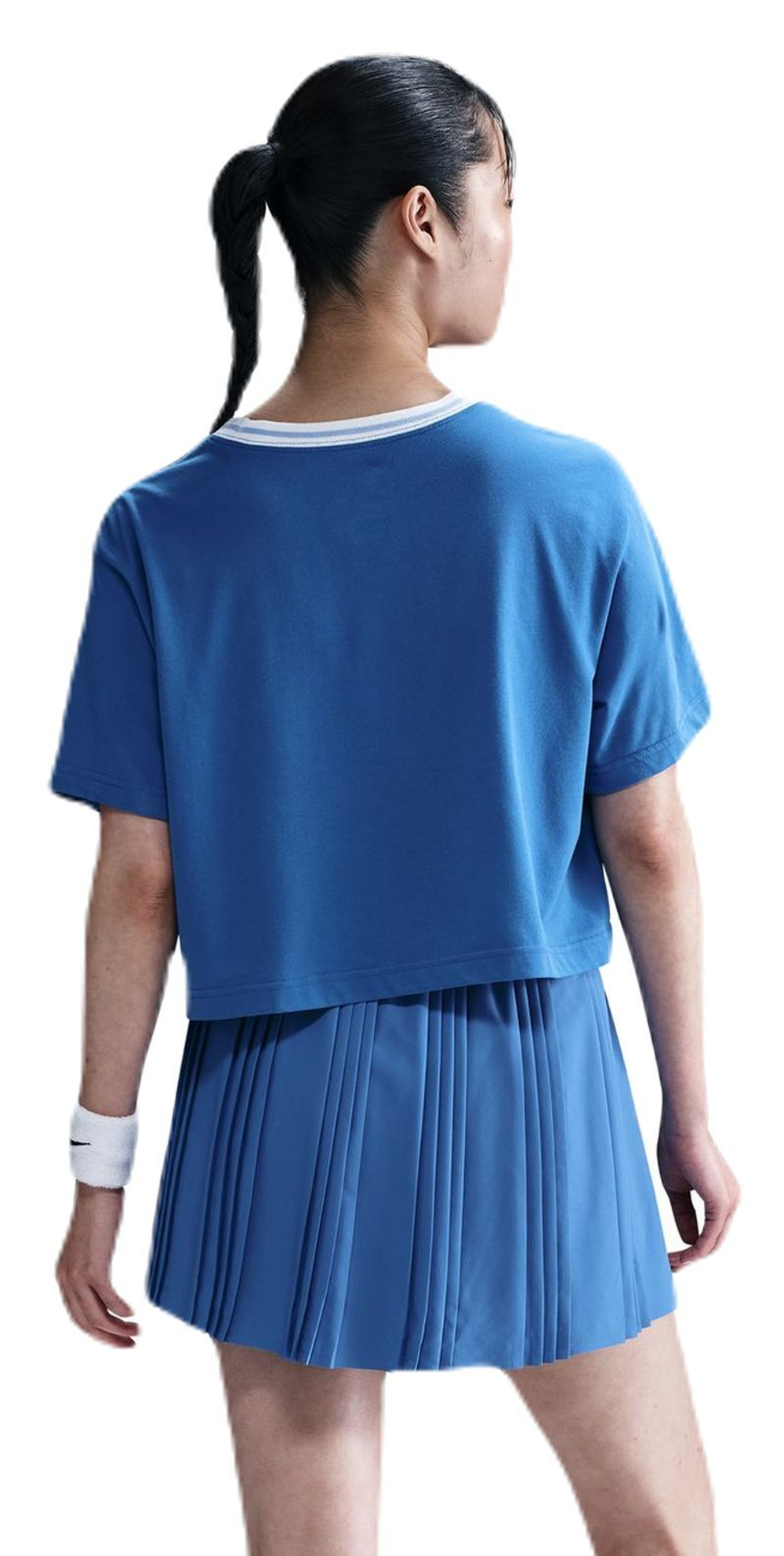 Теннисная юбка Nike Court Advantage Dri-Fit Pleated - небесный