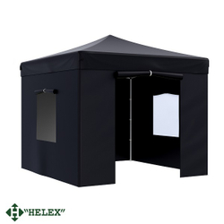 Тент-шатер быстросборный Helex 24332 3x3х3м полиэстер черный