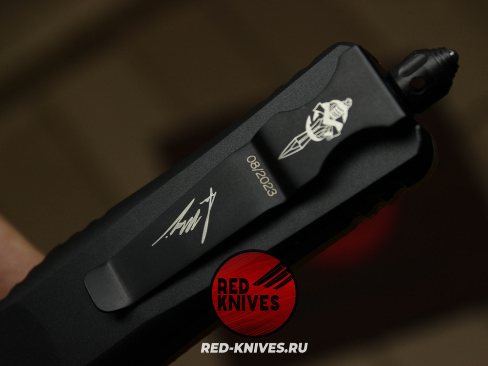 Нож Microtech Troodon Ultem Magnacut H/E - черный клинок RK/Н122