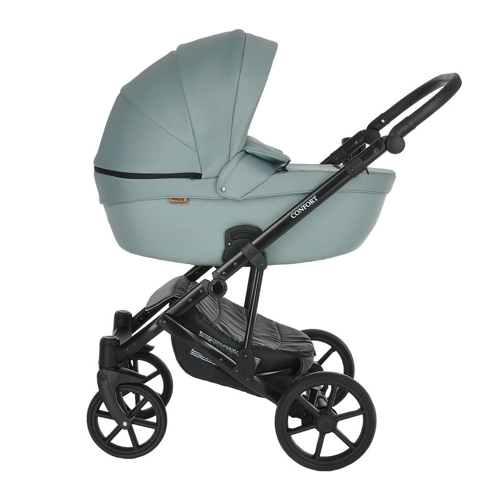PITUSO Коляска 2 в1 CONFORT короб+прогулка Misty Mint/Plus