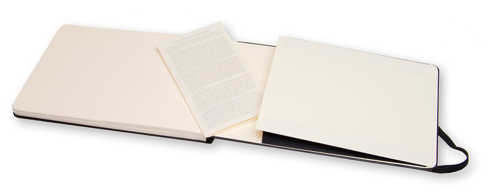 Блокнот для акварели Moleskine CLASSIC WATERCOLOUR (ARTMM804) 130х210мм 72стр. твердая обложка черный