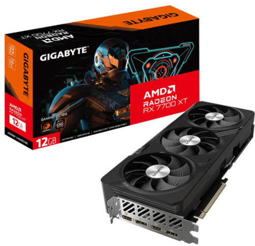Видеокарта GIGABYTE Radeon RX 7700 XT GAMING OC (GV-R77XTGAMING OC-12GD)