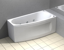 Акриловая ванна Aquatek (Акватек) Пандора 160x75 R, с каркасом и сливом-переливом