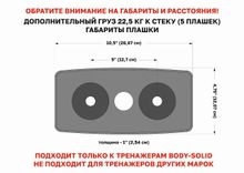 Дополнительный груз 22,5 кг к стеку (5 плашек)